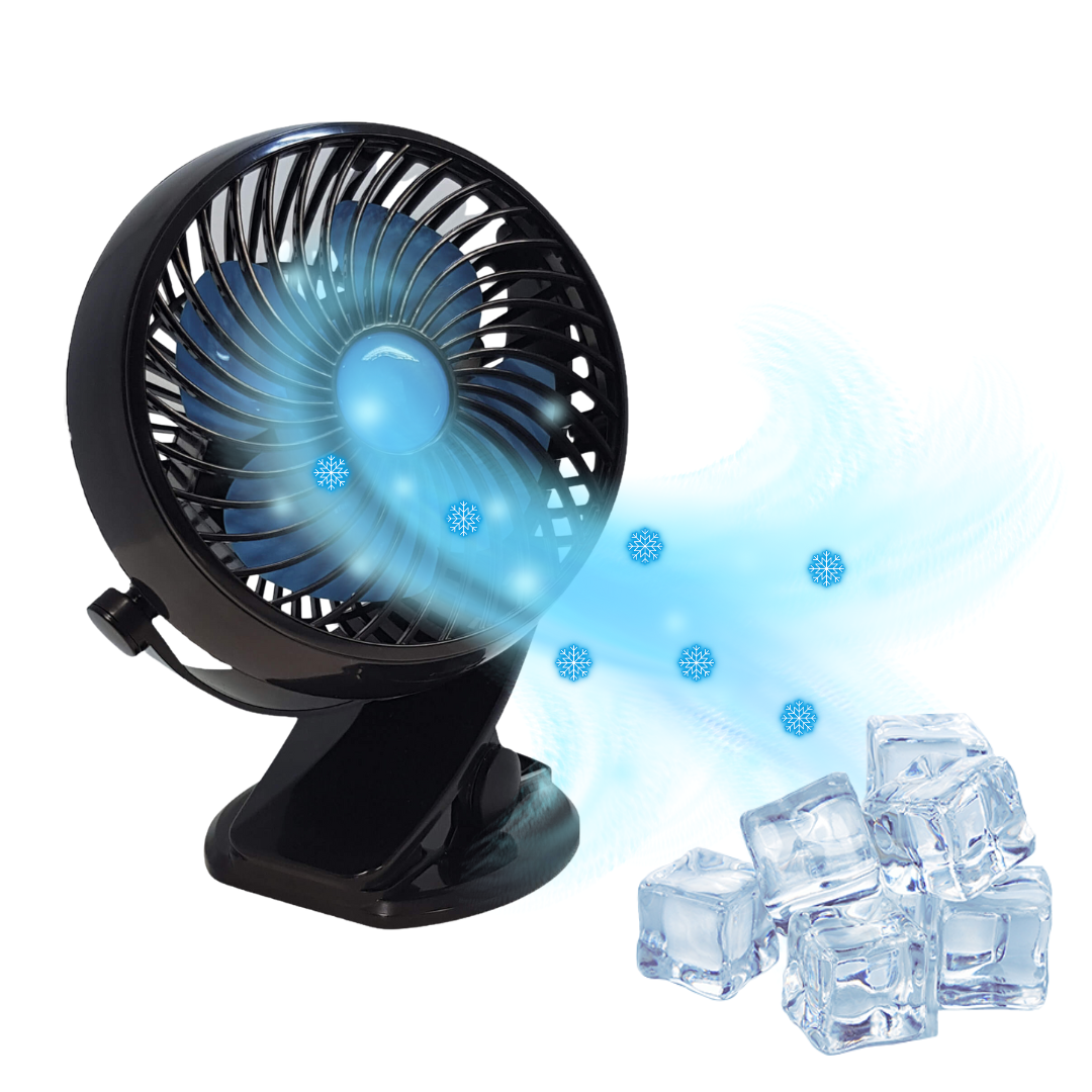 Starlyf Fast Fan Mini Ventilateur Portable Rechargeable 360°