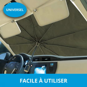 Pare-soleil de voiture pliable, couverture de protection de pare-brise intérieur  pare-soleil anti UV, voiture universelle Sun Sh