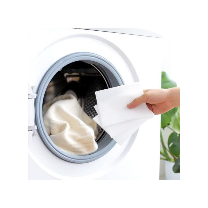 Lessive En Feuilles 64 Lavages - Hypoallergénique, Biodégradable, Sans Plastique