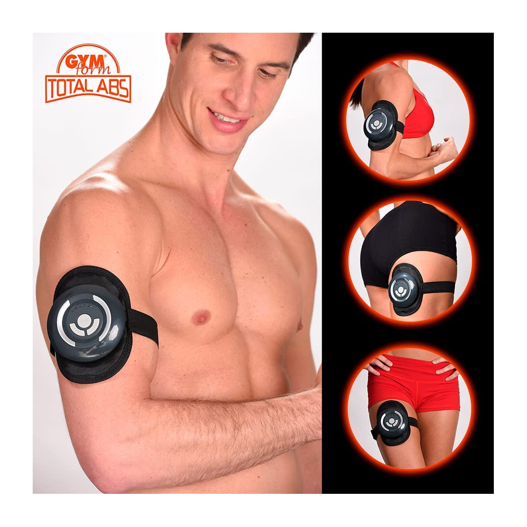  Pack électrode - TOTAL ABS GYMFORM™ - Adulte - Blanc - Musculation